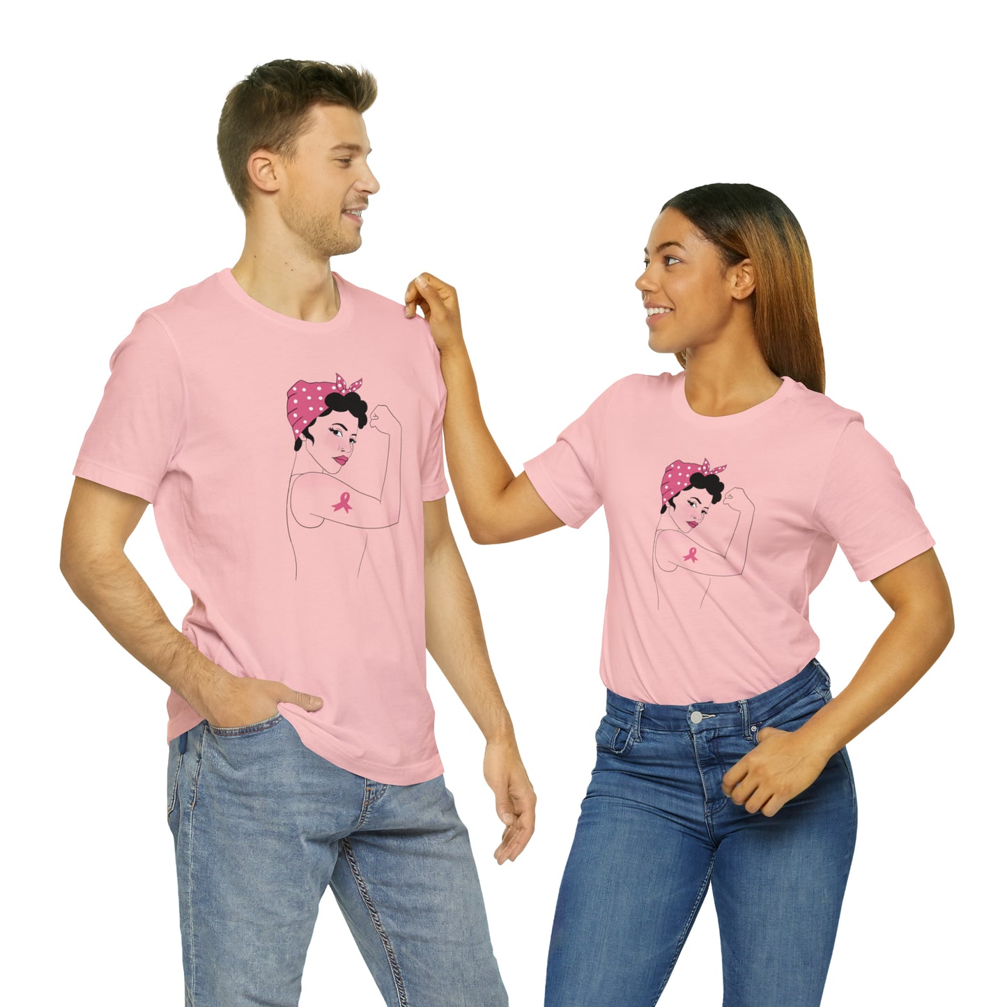 Rosie the Survivor Shirt / Breast Cancer Awareness Month / Breast Cancer Fighter Shirt / Pink Ribbon Shirt