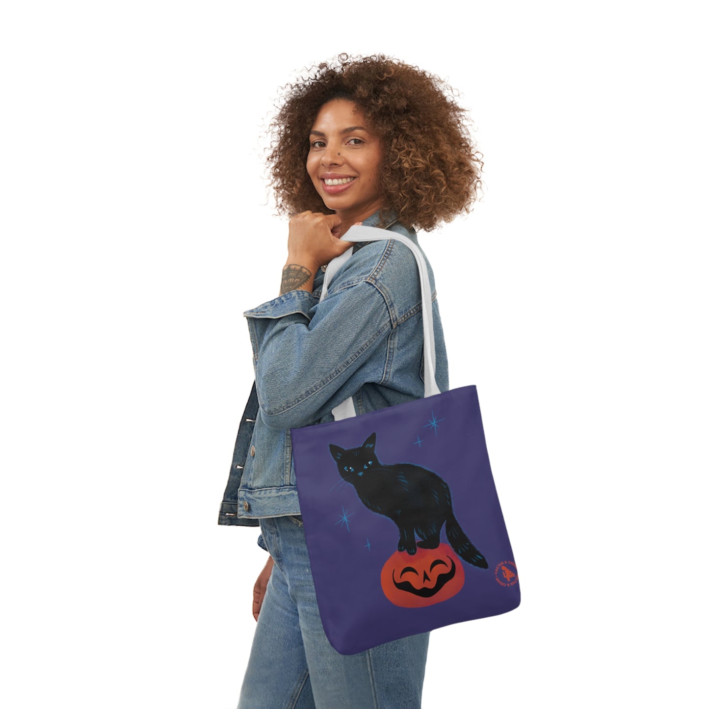 Binx Cat Tote Bag / Black Cat Tote Bag / Halloween Tote Bags