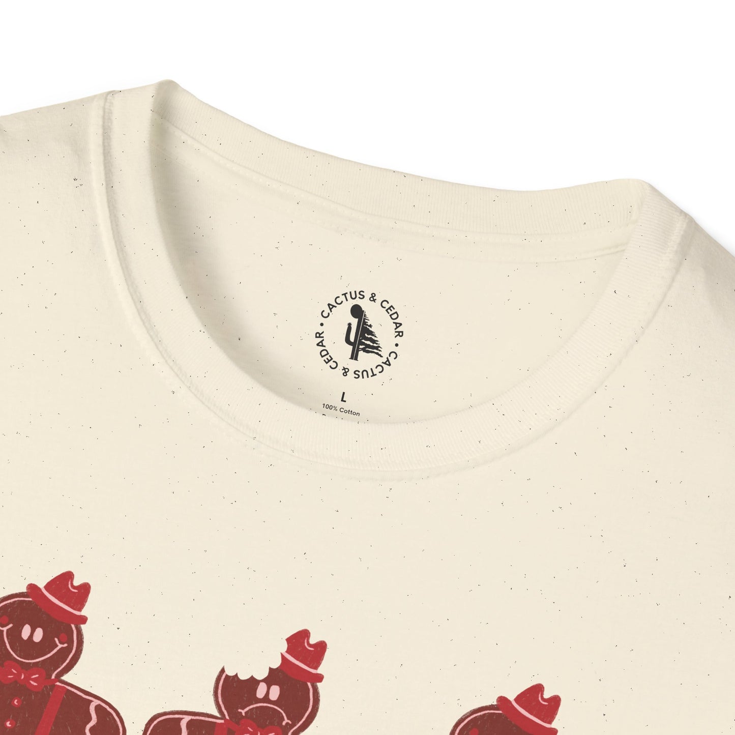 Gingerbread Cookie Man T-Shirt / Christmas Tees / Cute Gingerbread Shirt