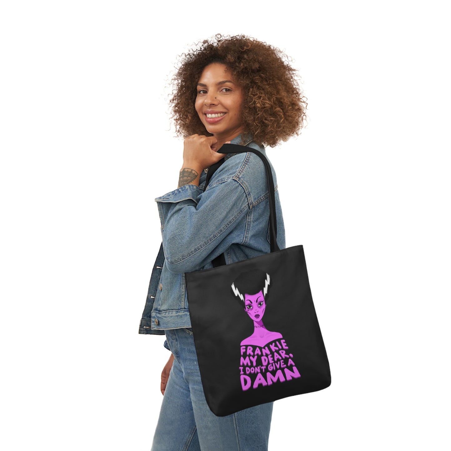 Bride of Frankie & Frankie Tote Bag / Frankenstein and His Bride Tote Bag / Halloween Icons / Halloween Accessories