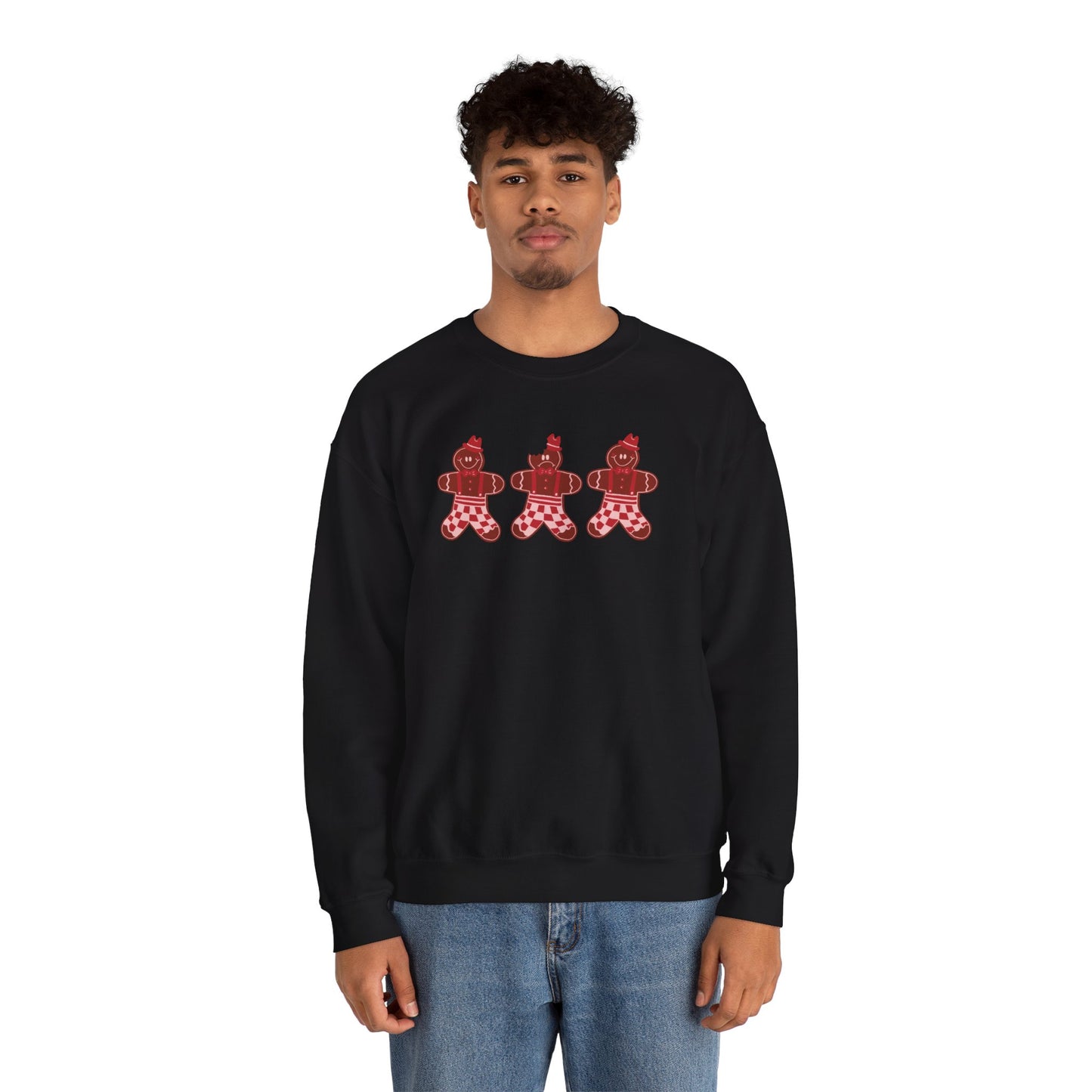 Gingerbread Cookie Man Crewneck Sweatshirt / Gingerbread Sweatshirt / Christmas Sweaters
