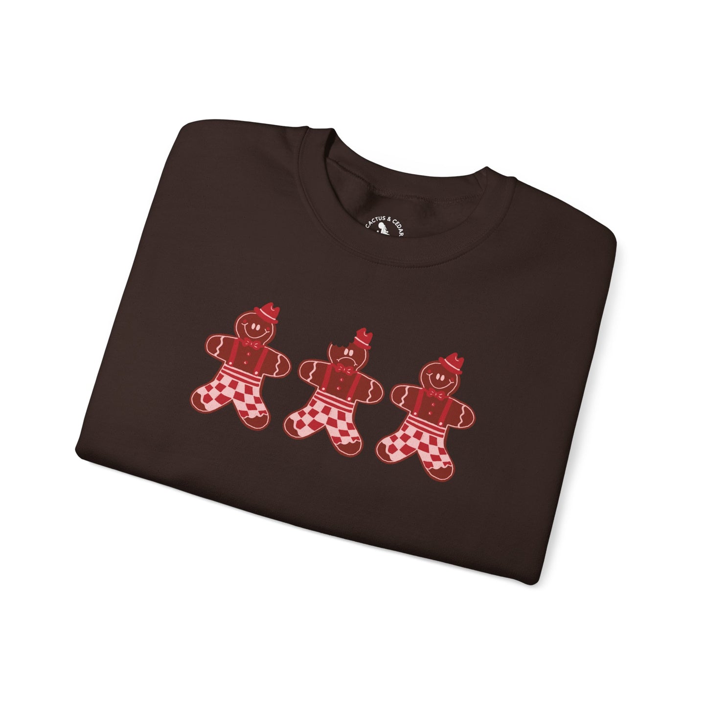 Gingerbread Cookie Man Crewneck Sweatshirt / Gingerbread Sweatshirt / Christmas Sweaters