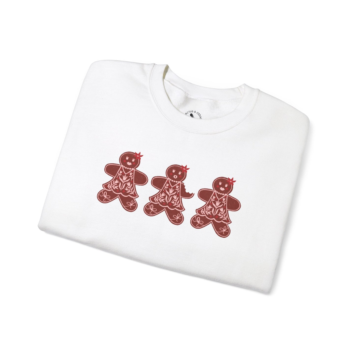Gingerbread Cookie Lady Crewneck Sweatshirt / Gingerbread Sweatshirt / Christmas Sweaters