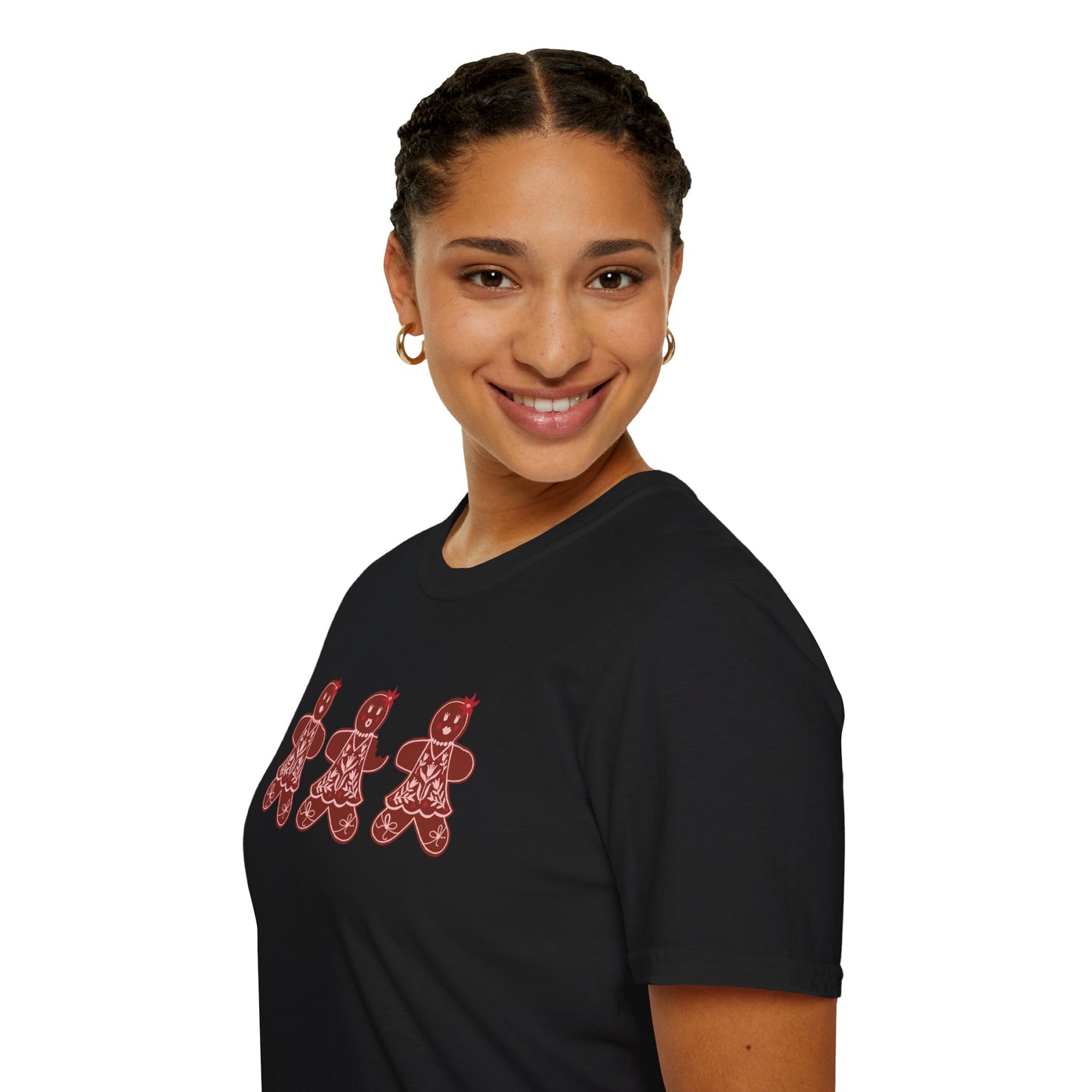 Gingerbread Cookie Lady T-Shirt / Christmas Tees / Cute Gingerbread Shirt
