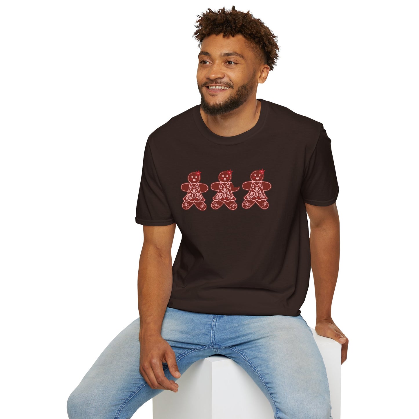 Gingerbread Cookie Lady T-Shirt / Christmas Tees / Cute Gingerbread Shirt