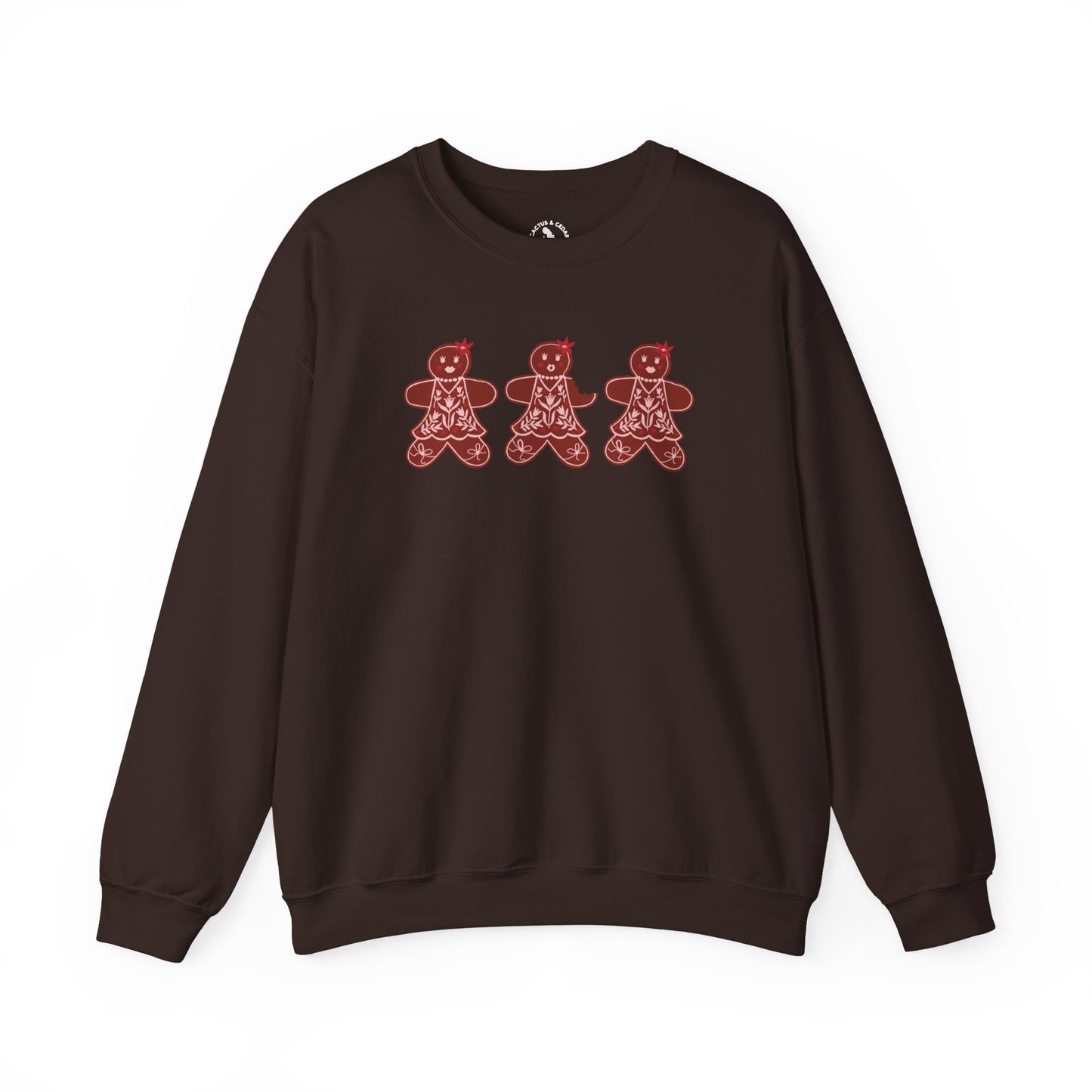 Gingerbread Cookie Lady Crewneck Sweatshirt / Gingerbread Sweatshirt / Christmas Sweaters