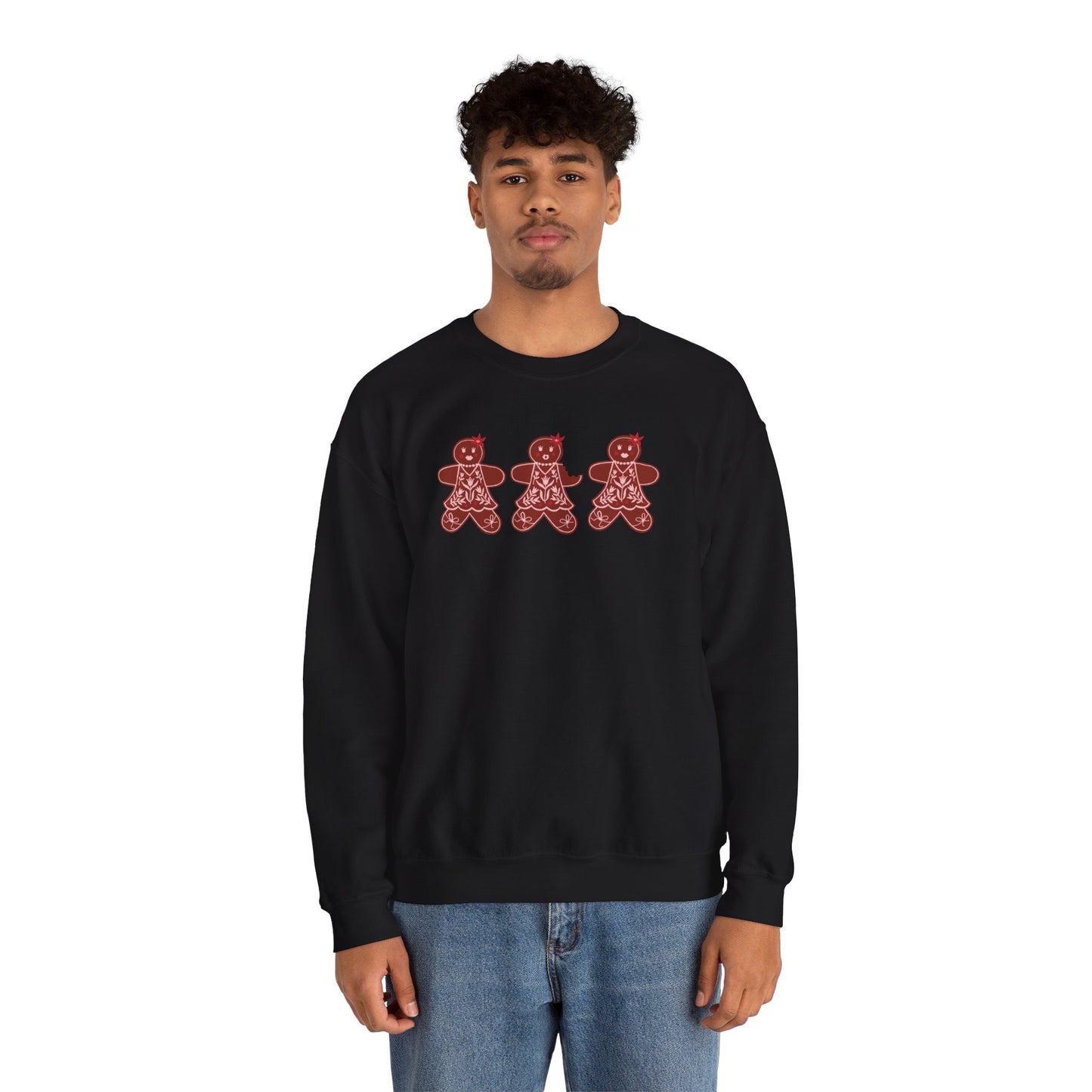 Gingerbread Cookie Lady Crewneck Sweatshirt / Gingerbread Sweatshirt / Christmas Sweaters