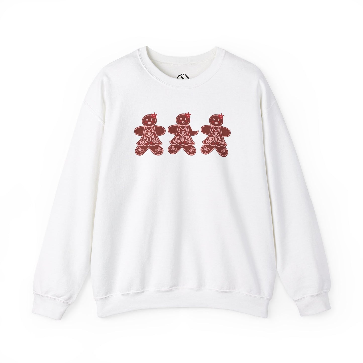 Gingerbread Cookie Lady Crewneck Sweatshirt / Gingerbread Sweatshirt / Christmas Sweaters