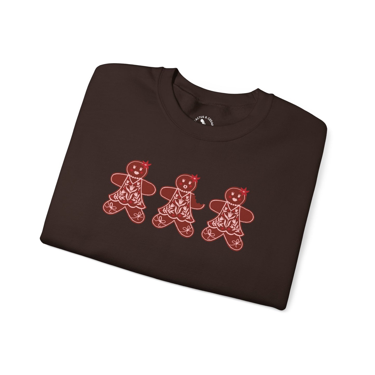 Gingerbread Cookie Lady Crewneck Sweatshirt / Gingerbread Sweatshirt / Christmas Sweaters