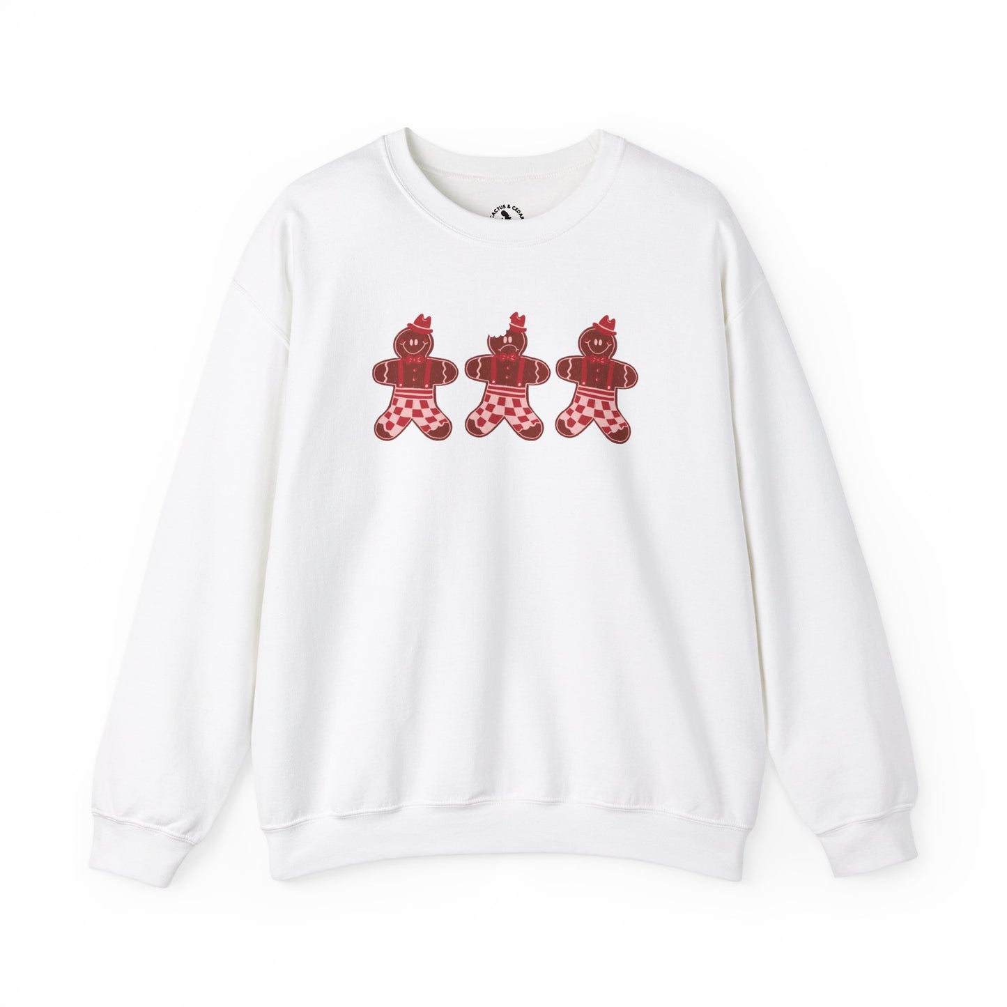 Gingerbread Cookie Man Crewneck Sweatshirt / Gingerbread Sweatshirt / Christmas Sweaters