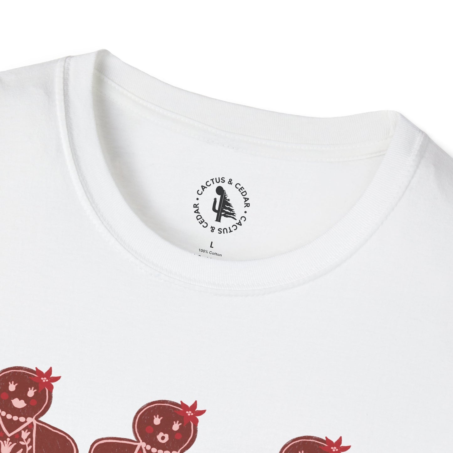 Gingerbread Cookie Lady T-Shirt / Christmas Tees / Cute Gingerbread Shirt