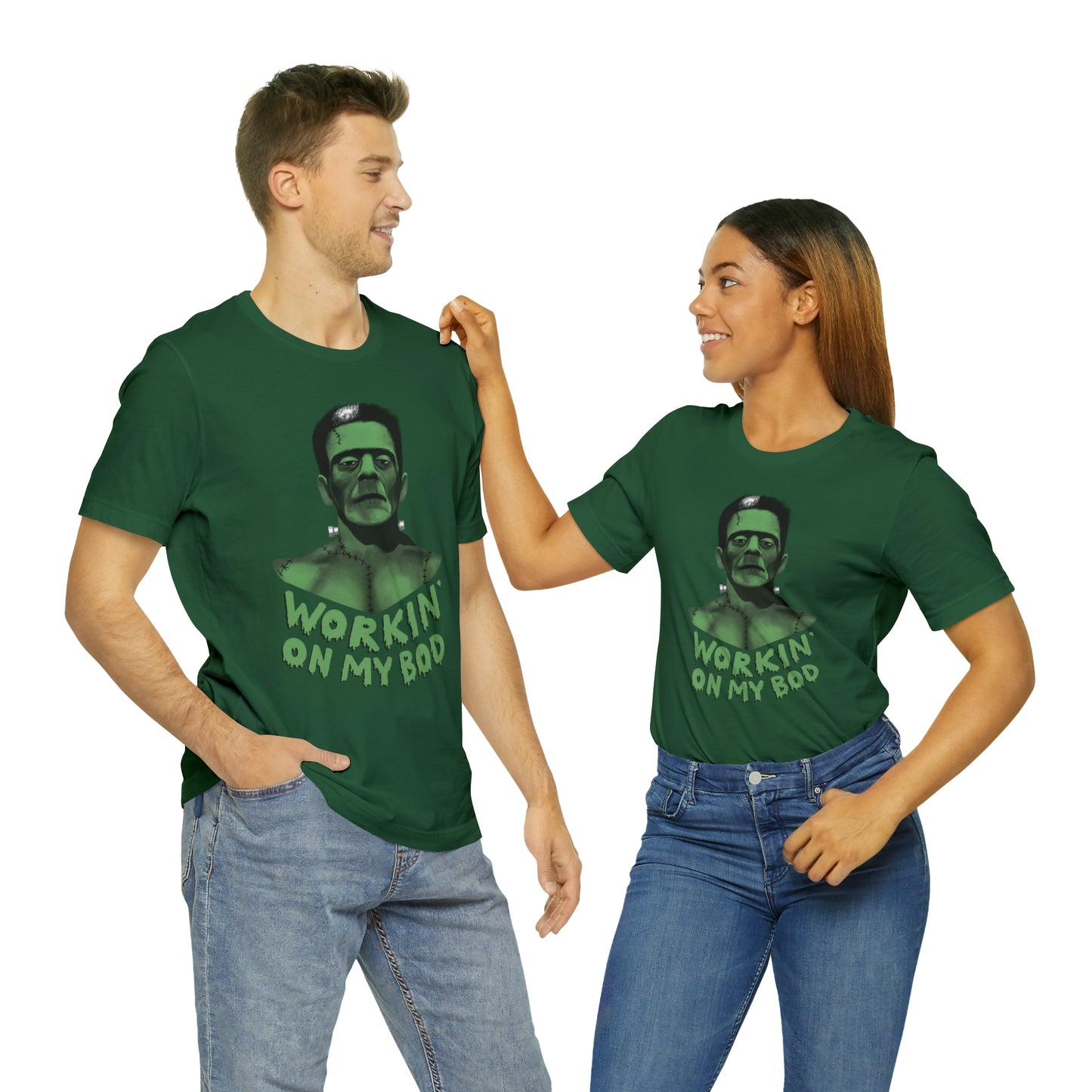 Frankie T-Shirt / Workin' On My Bod T-Shirt / Frankenstein T-Shirt