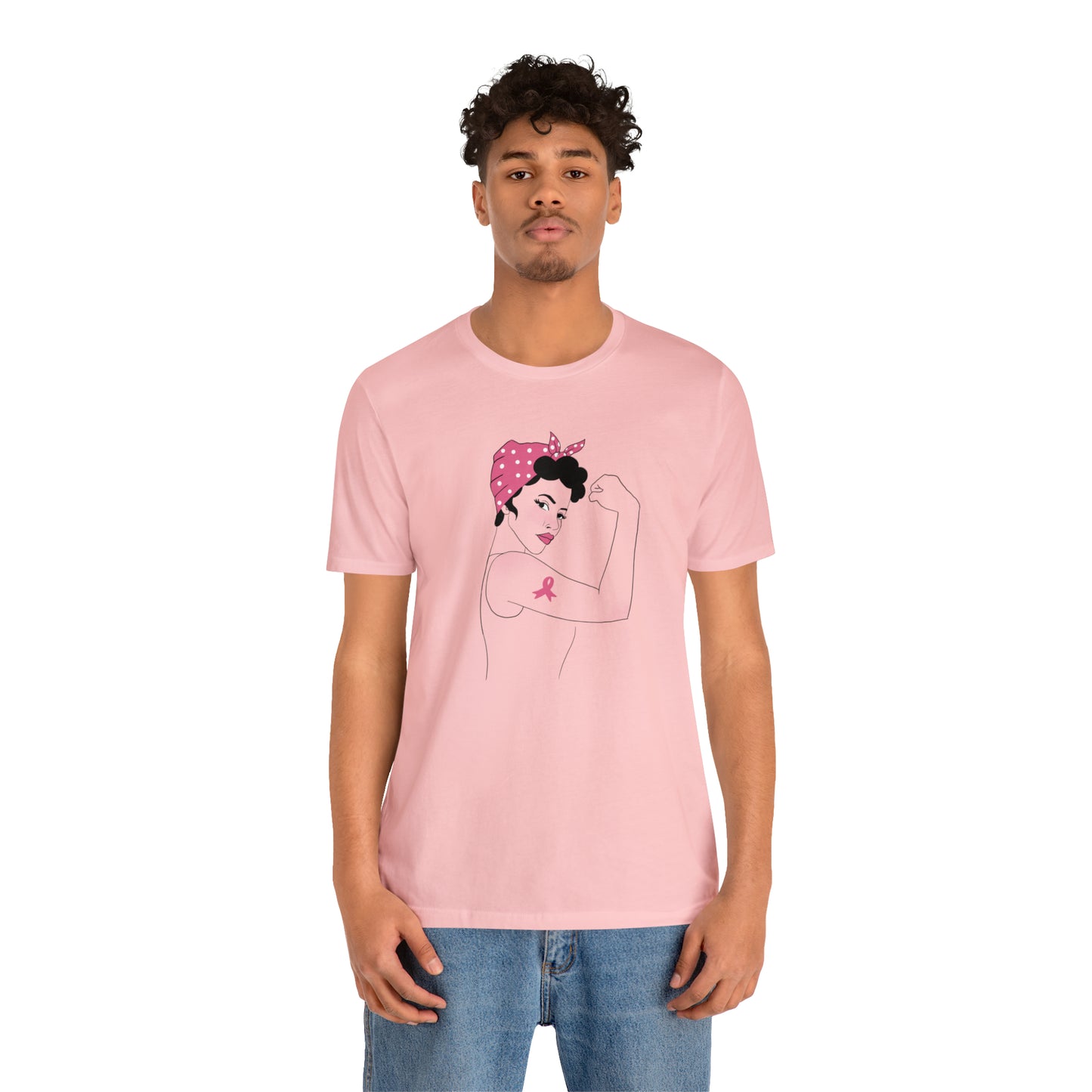 Rosie the Survivor Shirt / Breast Cancer Awareness Month / Breast Cancer Fighter Shirt / Pink Ribbon Shirt