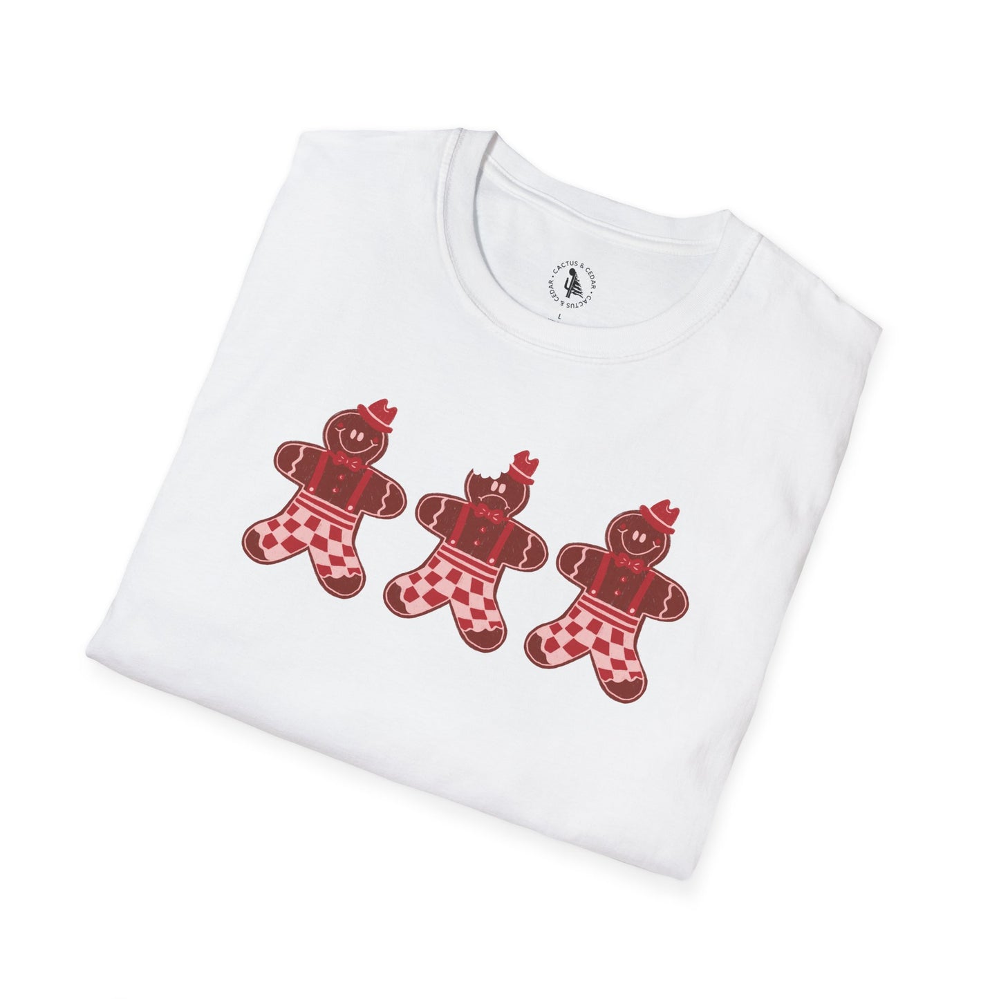 Gingerbread Cookie Man T-Shirt / Christmas Tees / Cute Gingerbread Shirt