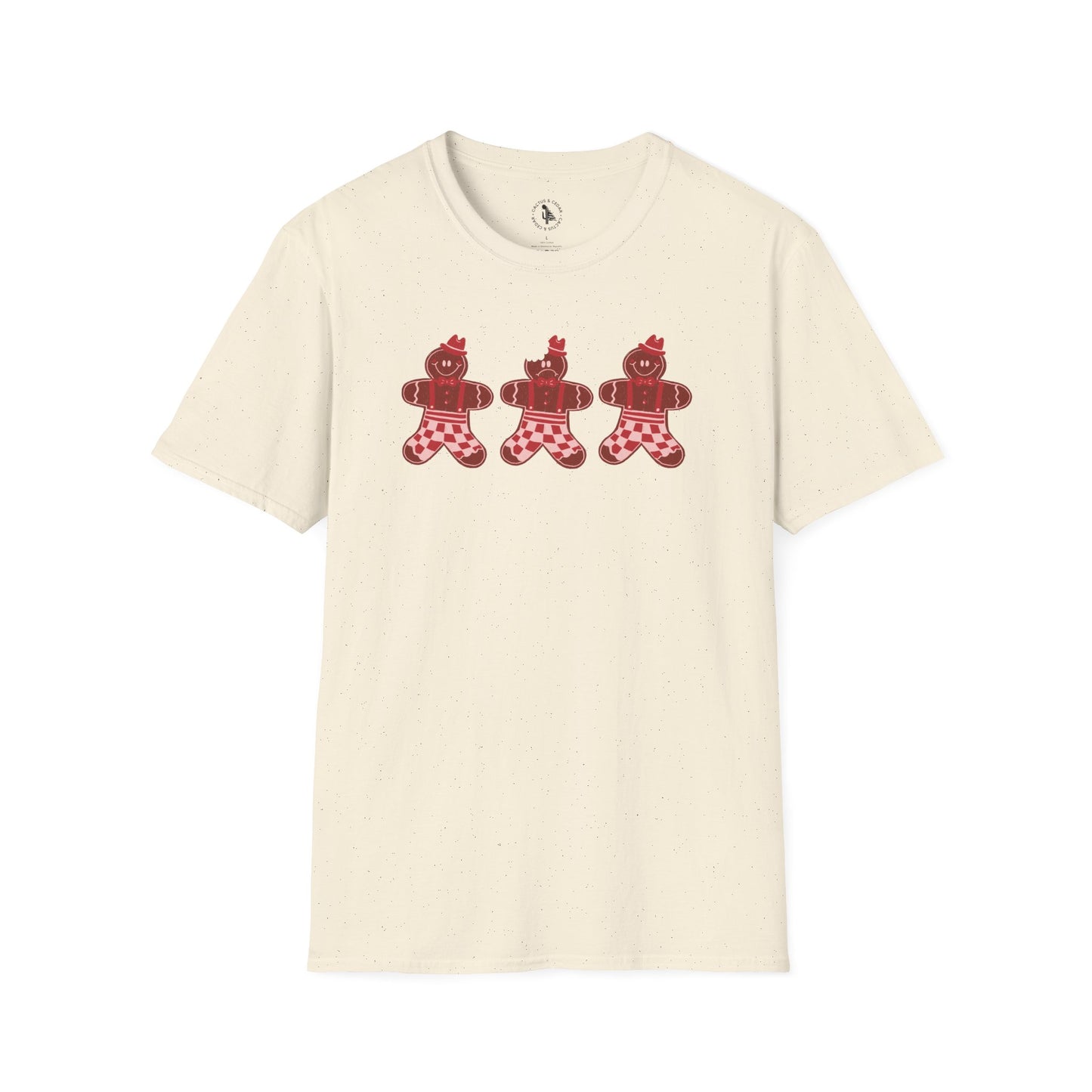 Gingerbread Cookie Man T-Shirt / Christmas Tees / Cute Gingerbread Shirt