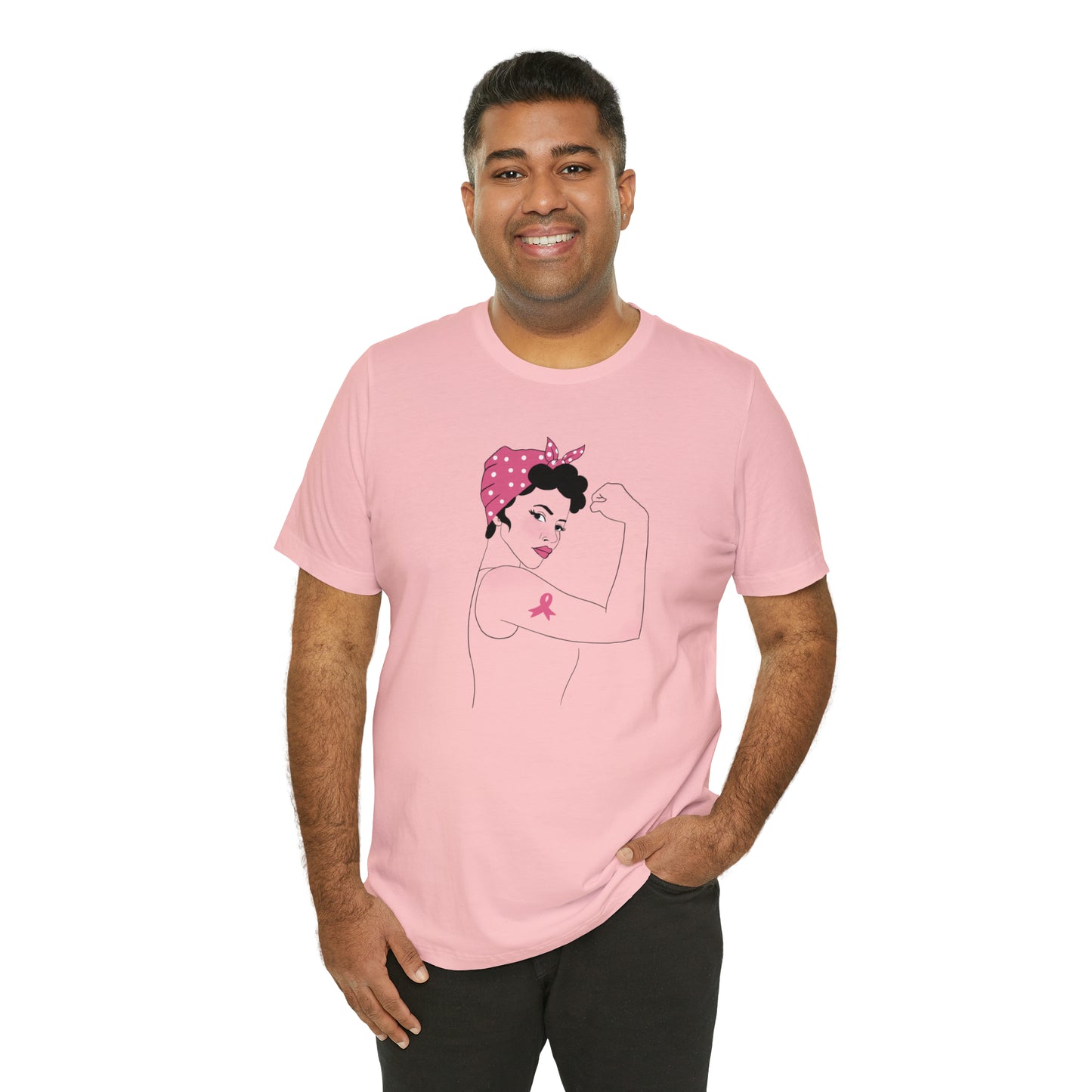 Rosie the Survivor Shirt / Breast Cancer Awareness Month / Breast Cancer Fighter Shirt / Pink Ribbon Shirt