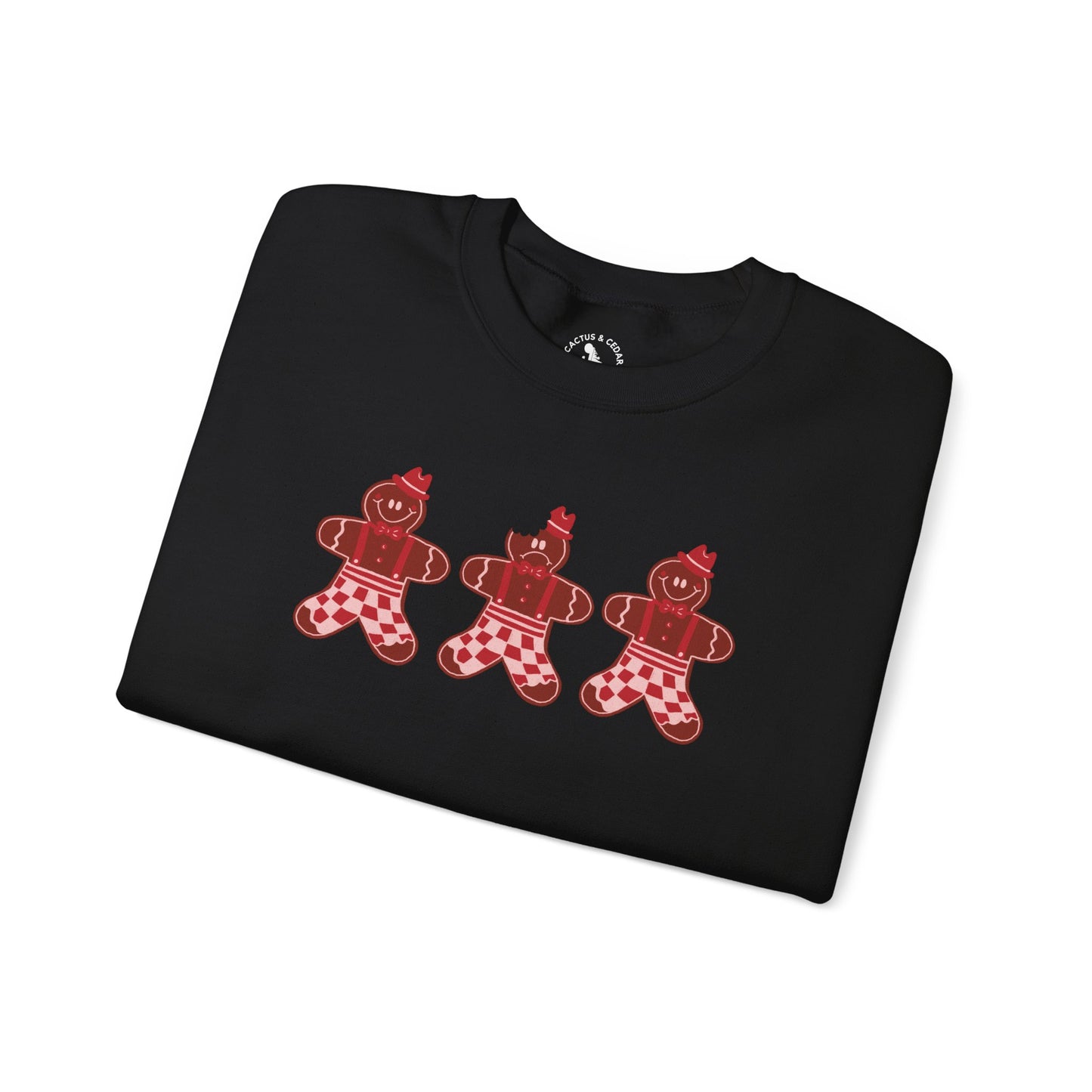 Gingerbread Cookie Man Crewneck Sweatshirt / Gingerbread Sweatshirt / Christmas Sweaters