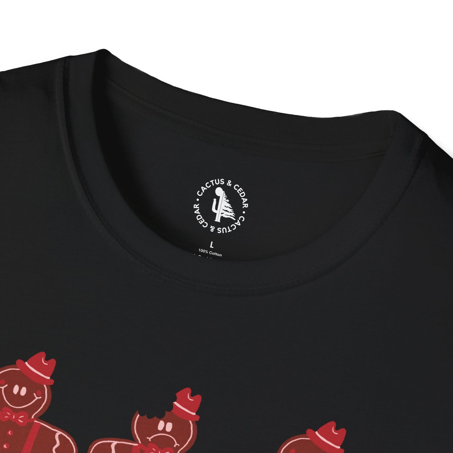 Gingerbread Cookie Man T-Shirt / Christmas Tees / Cute Gingerbread Shirt