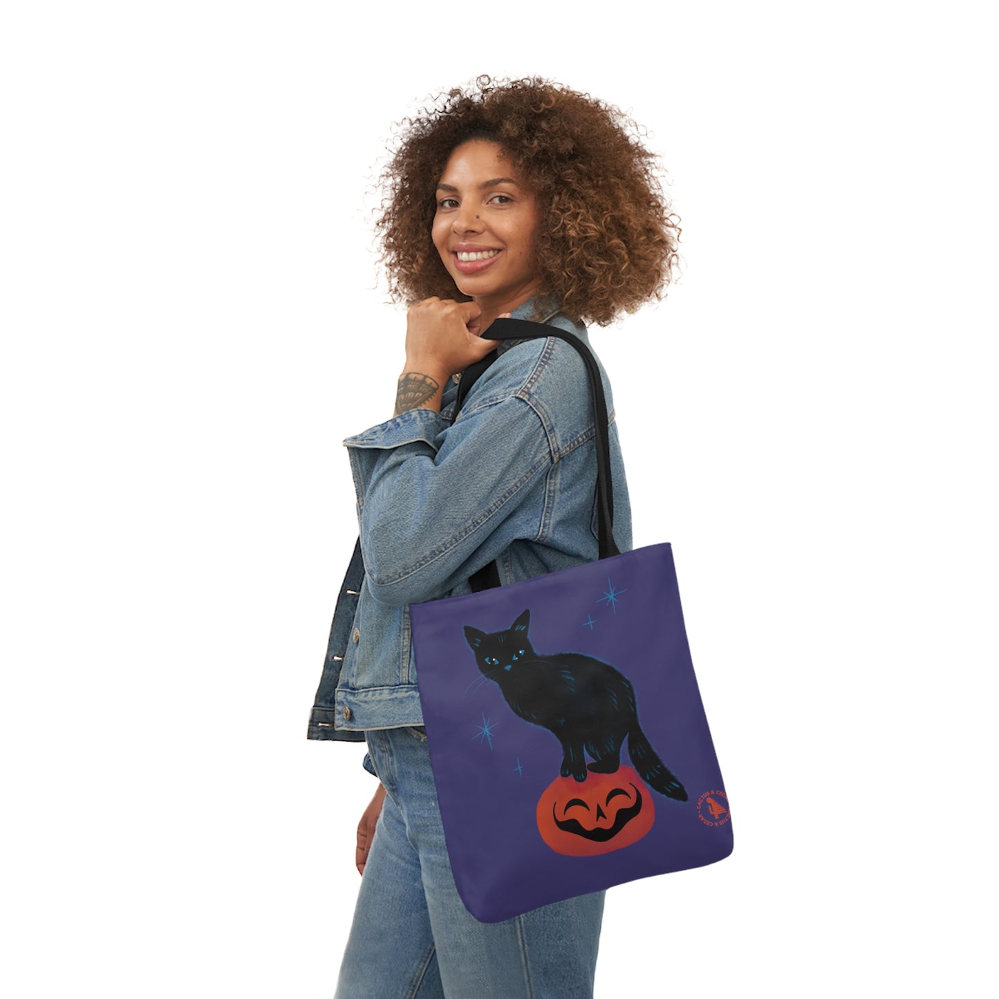 Binx Cat Tote Bag / Black Cat Tote Bag / Halloween Tote Bags