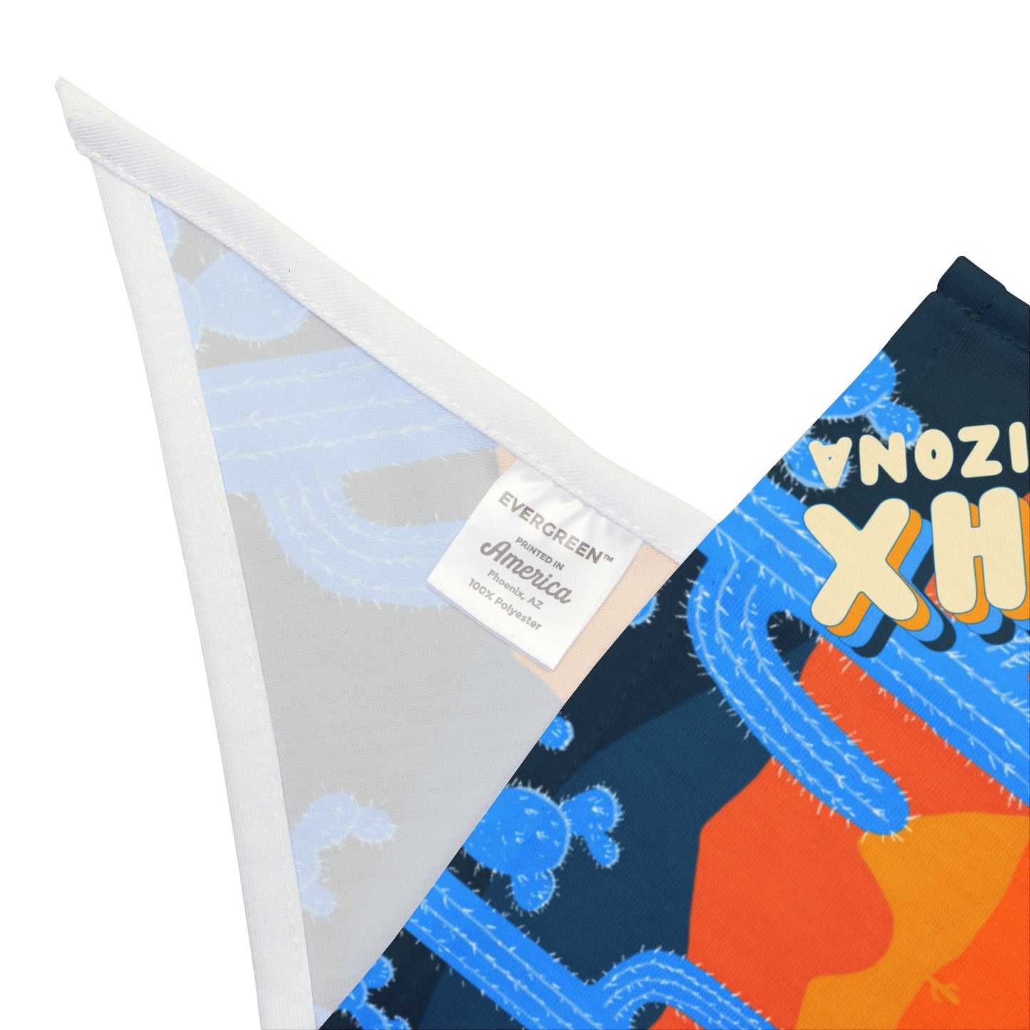 Arizona Sunset Dog Bandana / Two Sizes Available / Phoenix Arizona Dog Scarf / Desert Dog / PHX