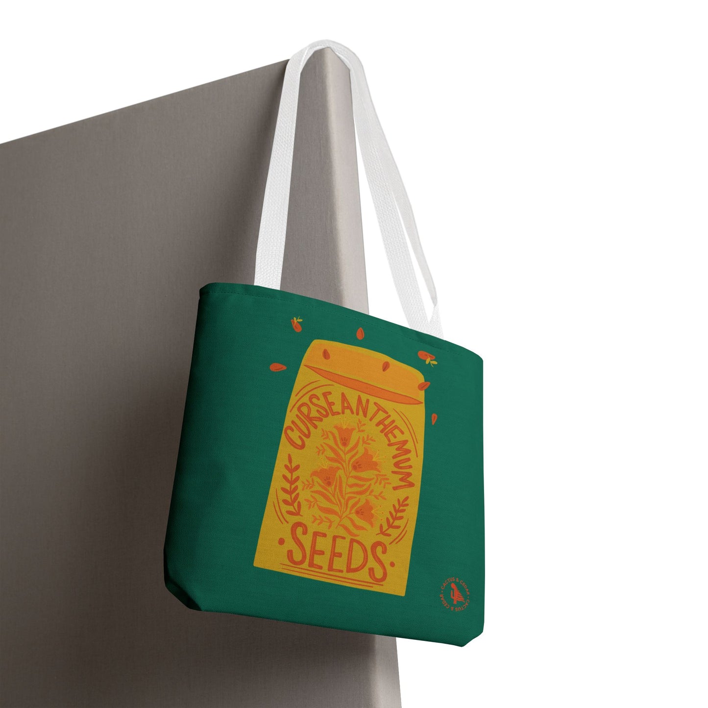 "Go F Yourself Please" Snarky Tote Bag / Funny Tote Bag Sayings / Curseanthemum Tote