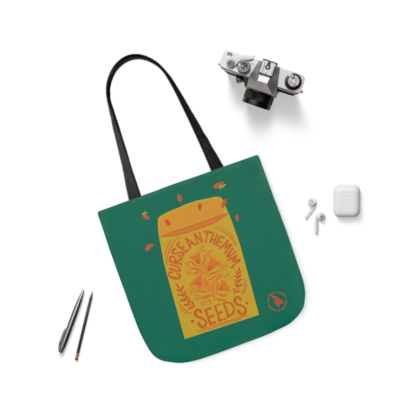 Go F Yourself Please Tote Bag / Curseanthemum Tote Bag / Chrysanthemum Tote / Gifts for Plant Lovers