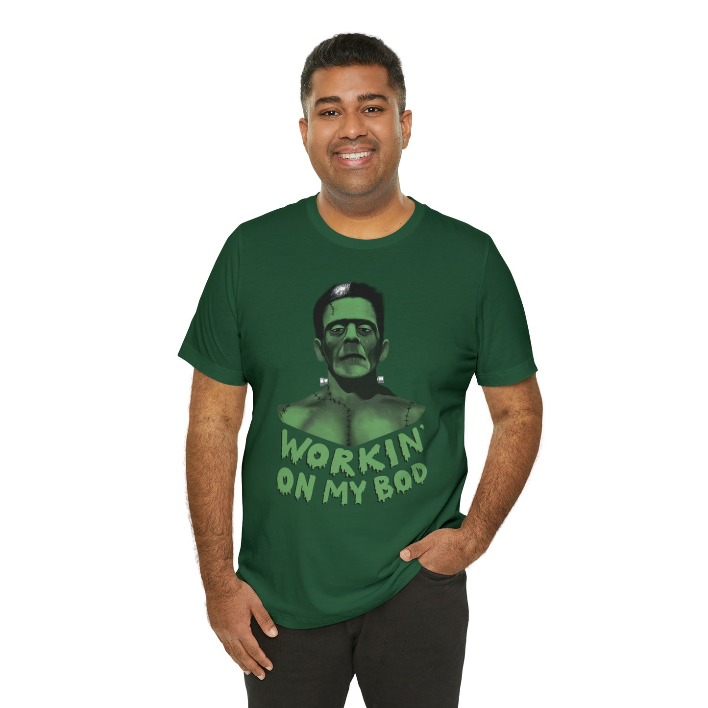 Frankie T-Shirt / Workin' On My Bod T-Shirt / Frankenstein T-Shirt