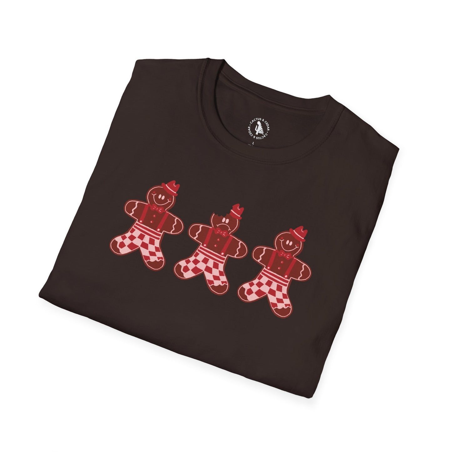 Gingerbread Cookie Man T-Shirt / Christmas Tees / Cute Gingerbread Shirt