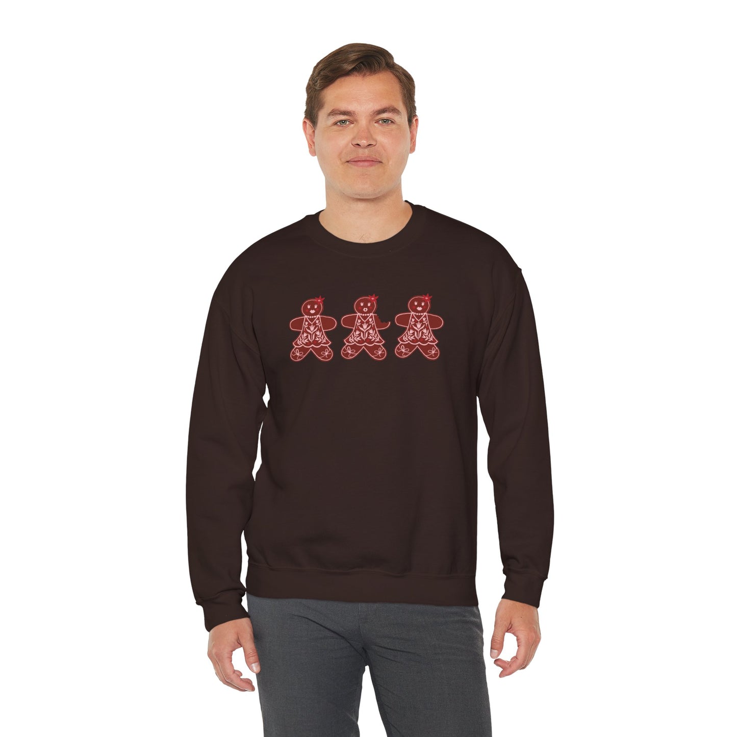 Gingerbread Cookie Lady Crewneck Sweatshirt / Gingerbread Sweatshirt / Christmas Sweaters