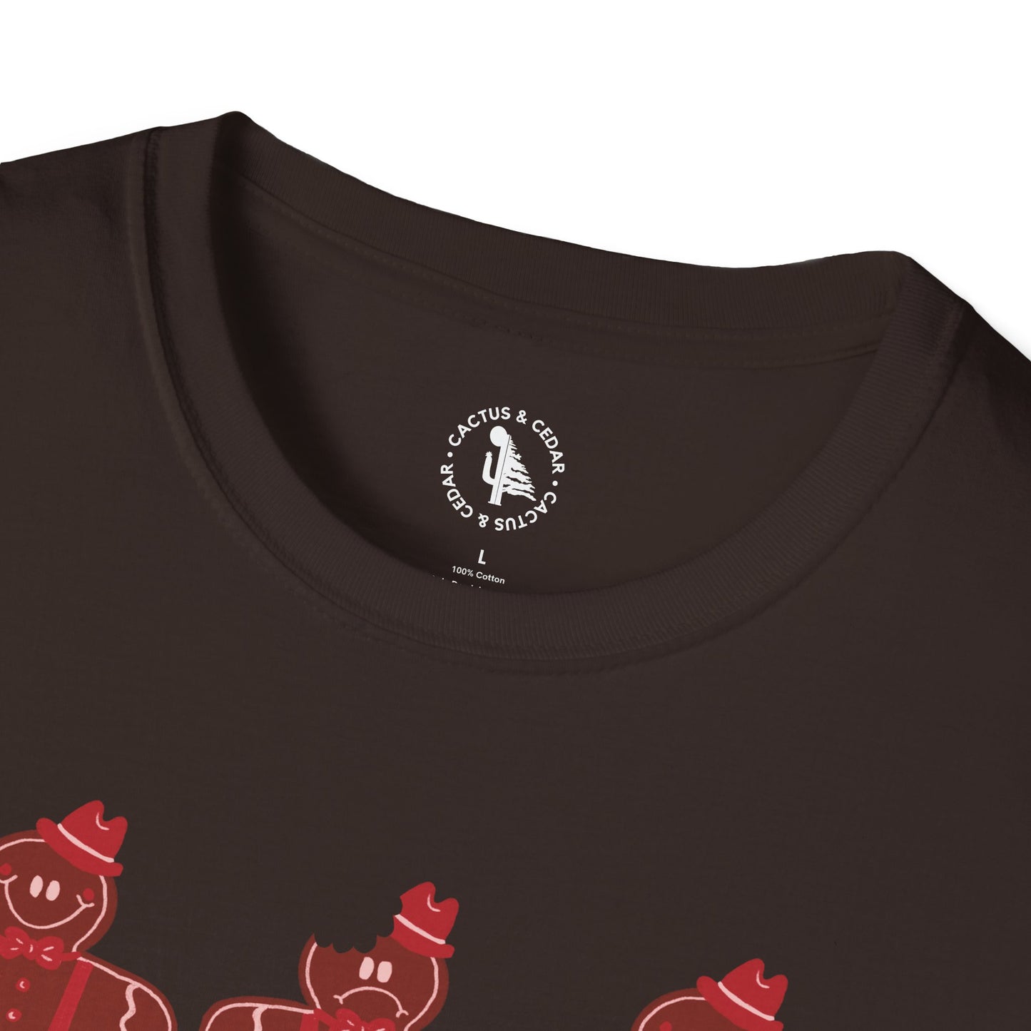 Gingerbread Cookie Man T-Shirt / Christmas Tees / Cute Gingerbread Shirt