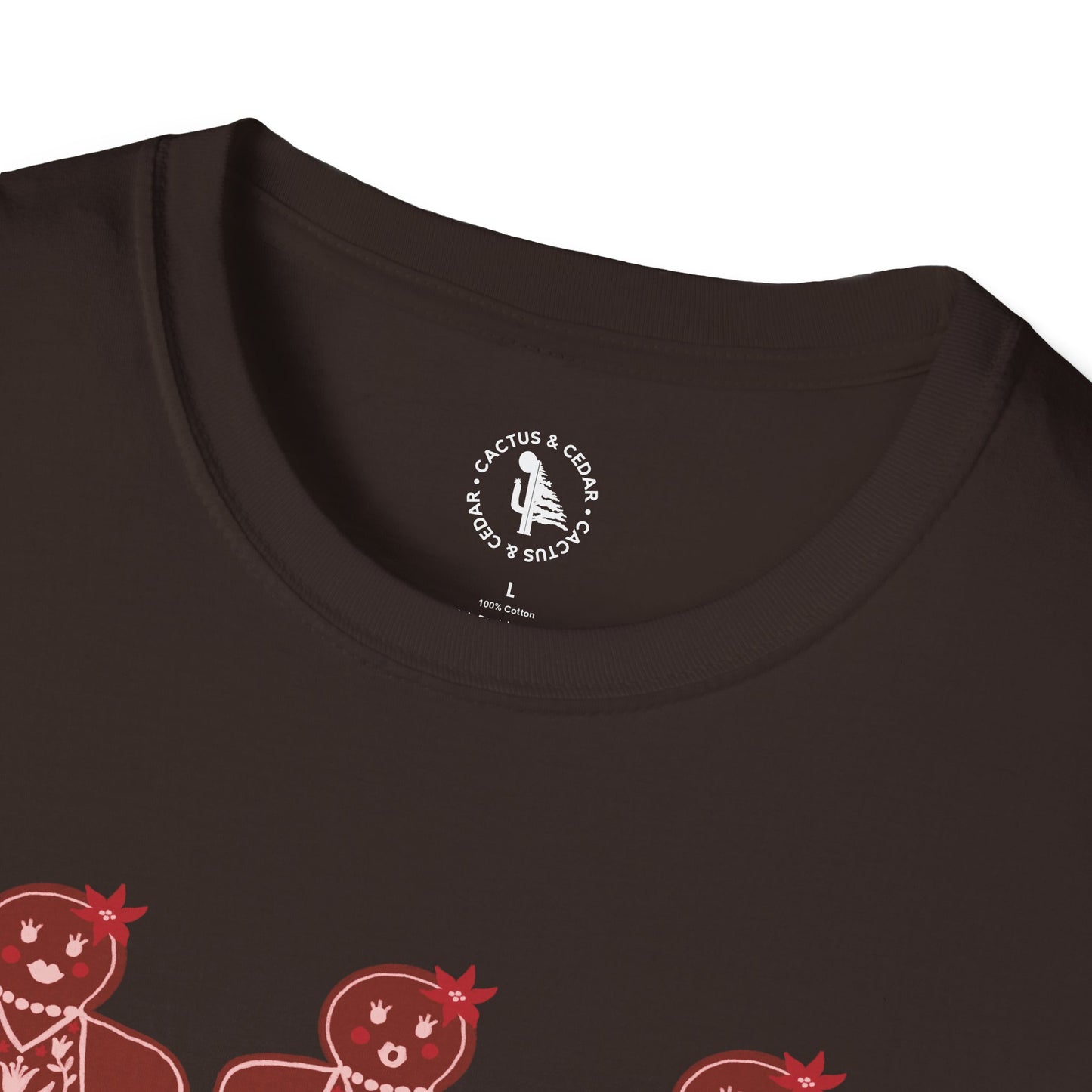 Gingerbread Cookie Lady T-Shirt / Christmas Tees / Cute Gingerbread Shirt