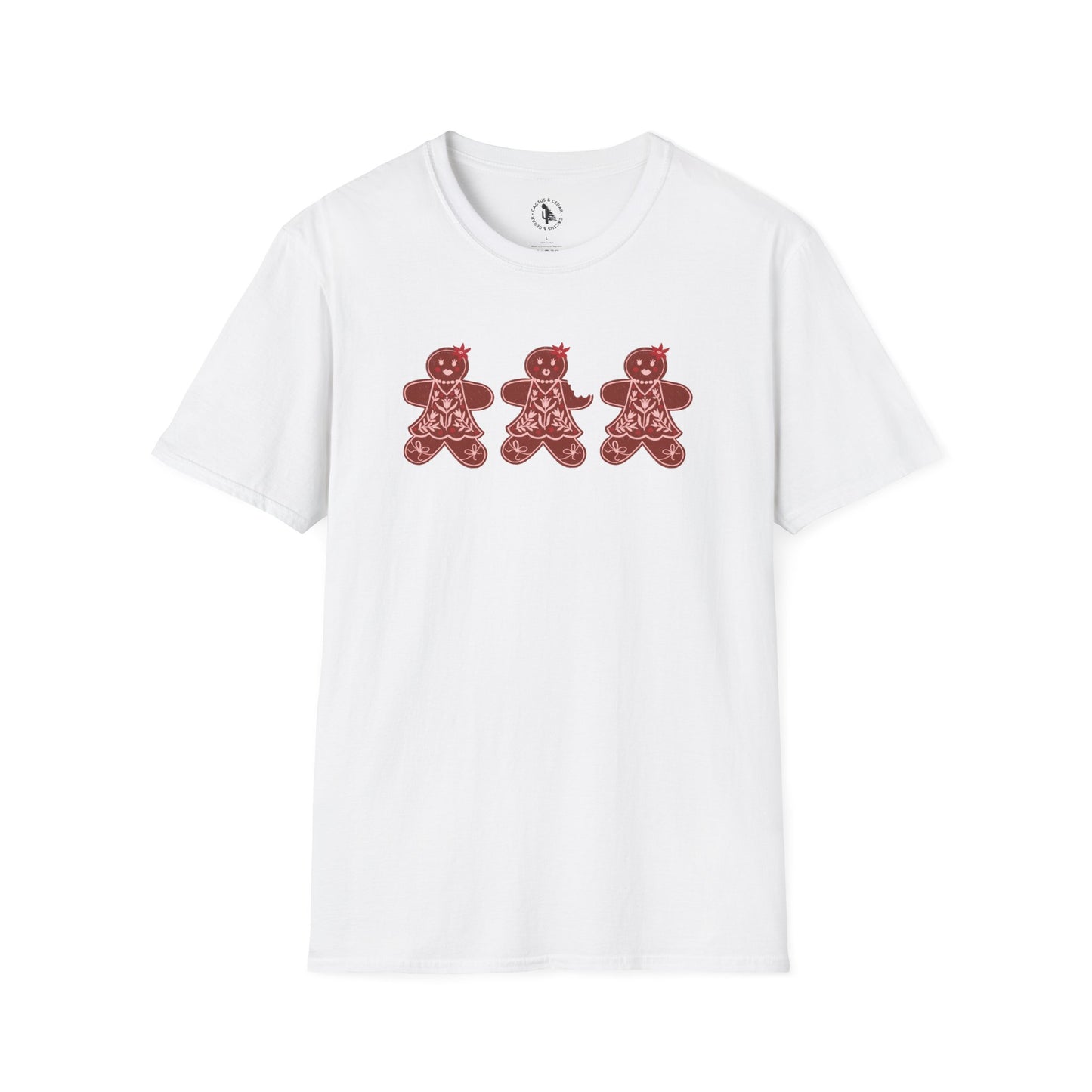 Gingerbread Cookie Lady T-Shirt / Christmas Tees / Cute Gingerbread Shirt
