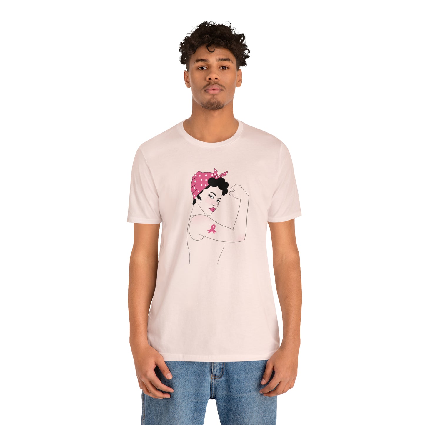 Rosie the Survivor Shirt / Breast Cancer Awareness Month / Breast Cancer Fighter Shirt / Pink Ribbon Shirt