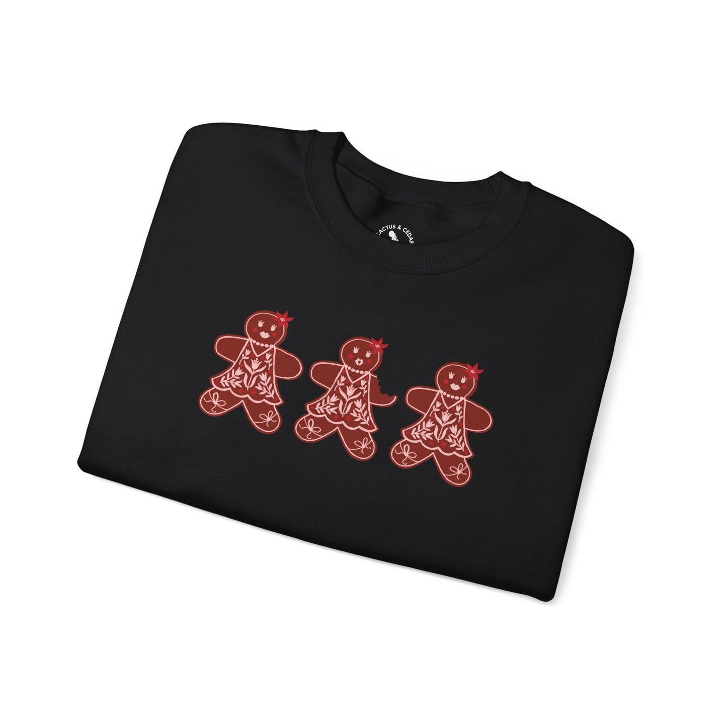Gingerbread Cookie Lady Crewneck Sweatshirt / Gingerbread Sweatshirt / Christmas Sweaters