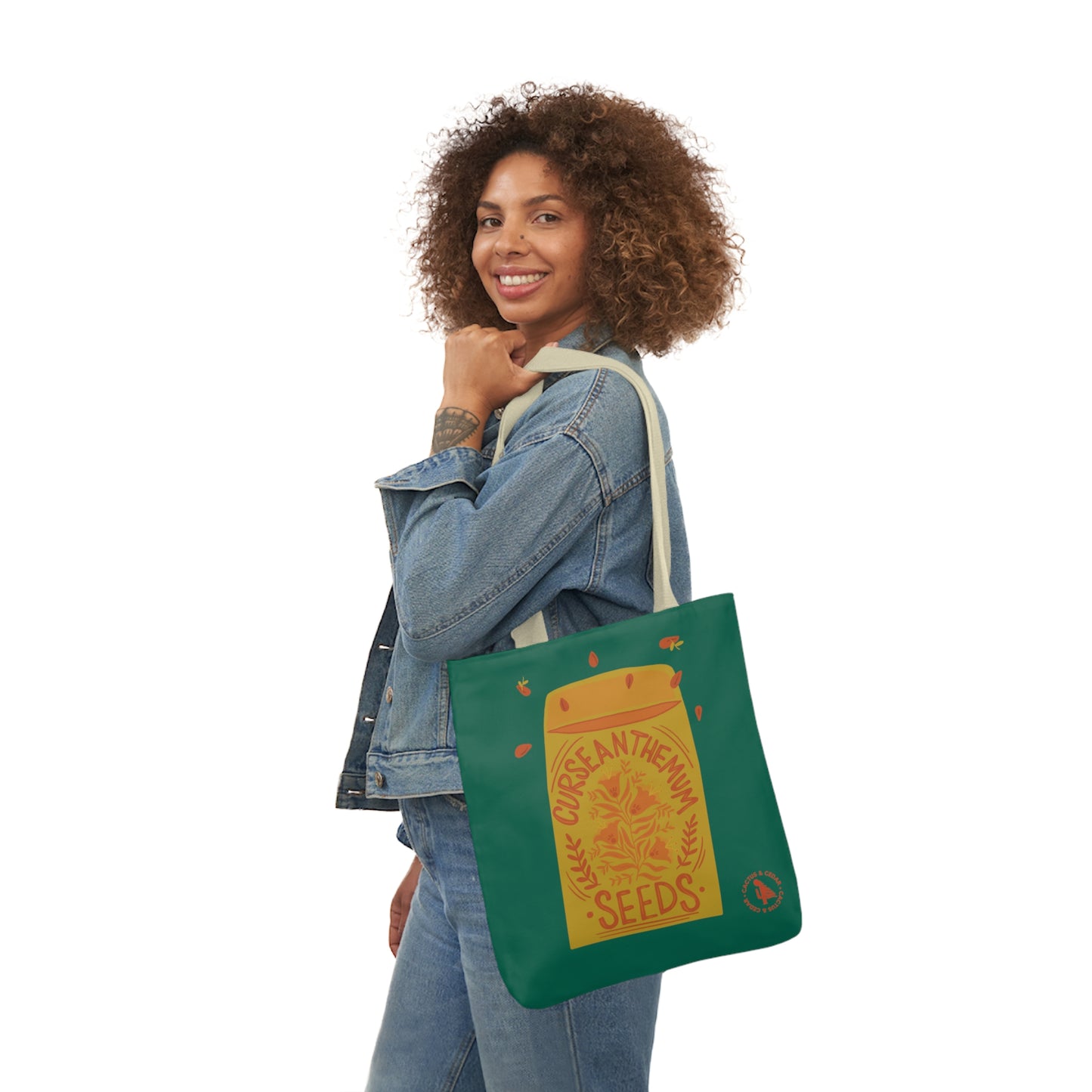 Go F Yourself Please Tote Bag / Curseanthemum Tote Bag / Chrysanthemum Tote / Gifts for Plant Lovers
