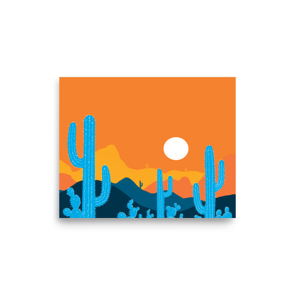 Arizona Sunset Art Print / 8X10 Art / 5X7 Art Print