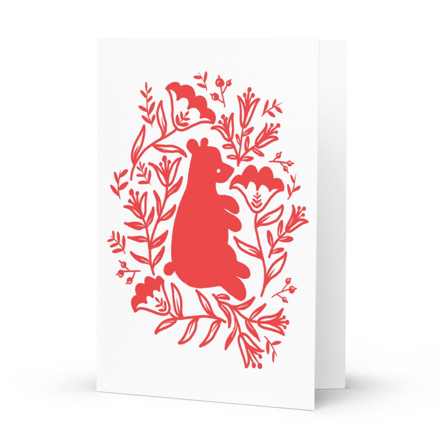 Bear Holiday Card / Christmas Card / Christmas Critters