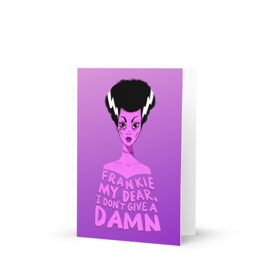 Bride of Frankie Card / Sassy Card / October Bride / Bride of Frankenstein / Funny Birthday Cards