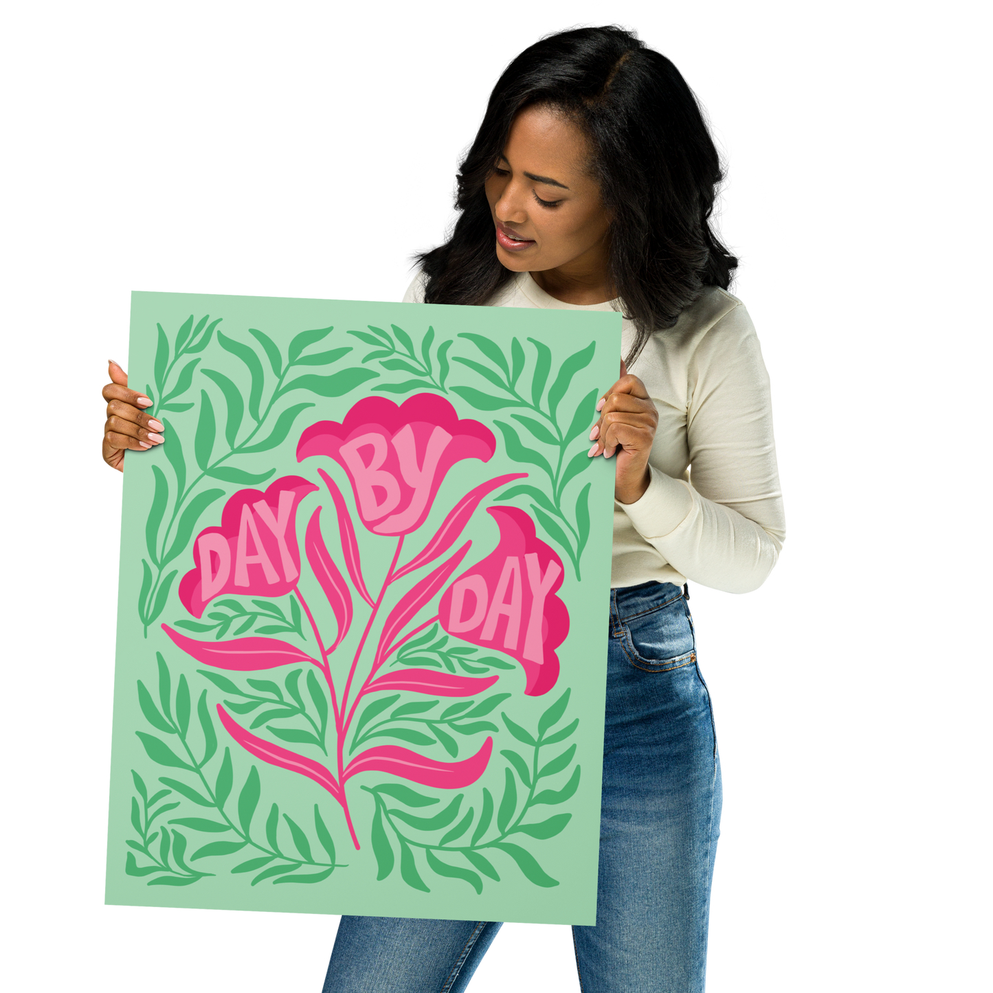 "Day By Day" Art Print / 5X7 Art / 8X10 Art / 16X20 Art - FLORAL SUPPORT