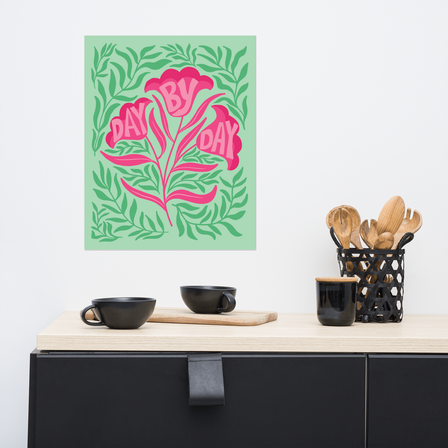 "Day By Day" Art Print / 5X7 Art / 8X10 Art / 16X20 Art - FLORAL SUPPORT