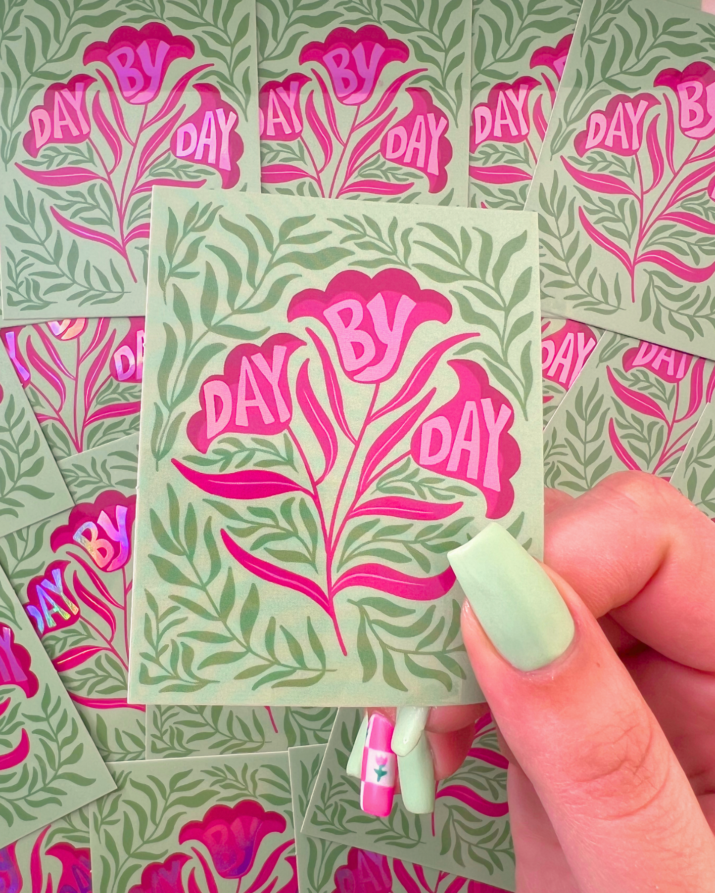 Day By Day Sticker / Holographic Sticker
