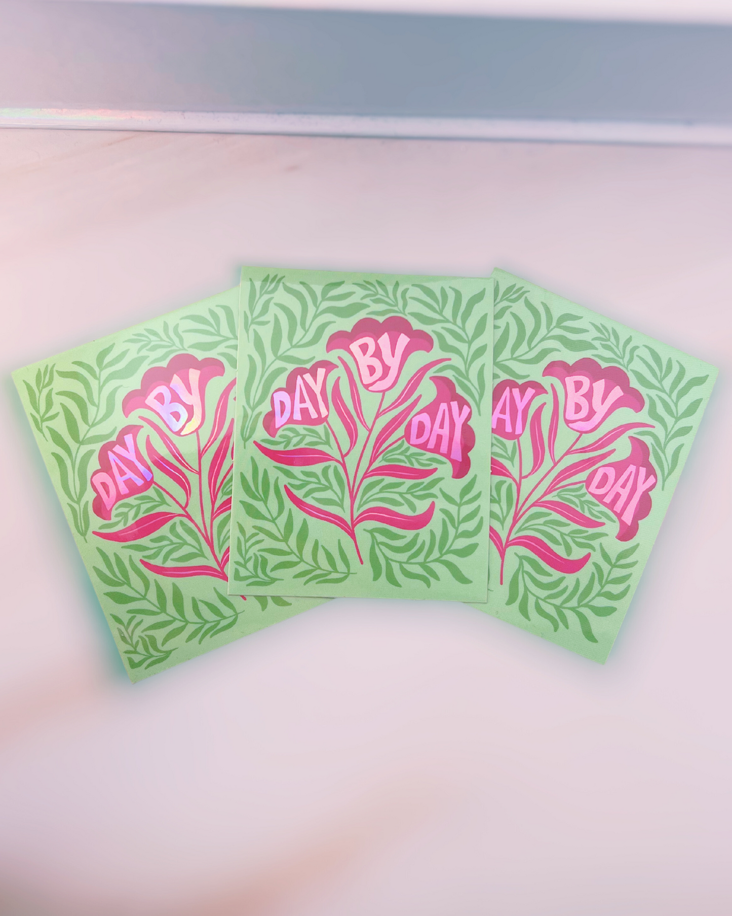 Day By Day Sticker / Holographic Sticker