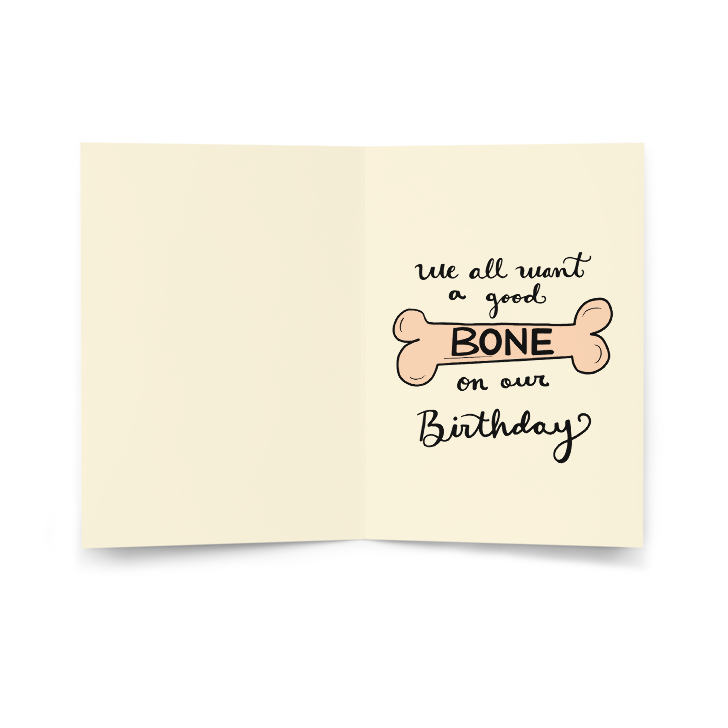 Dirty Dog Birthday Card / Funny Birthday Card / Dirty Birthday Card