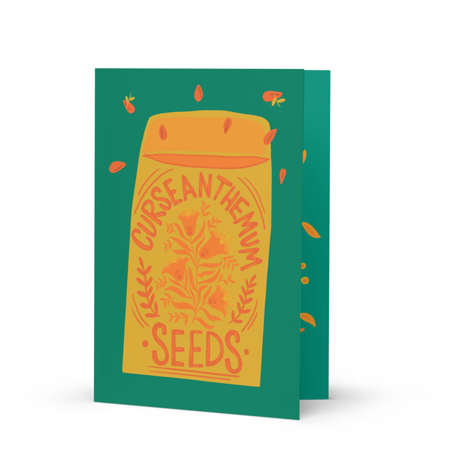 Curseanthemum Insult Card / Go F Yourself Please Card / Funny Birthday Card / Plant Cards / Chrysanthemum