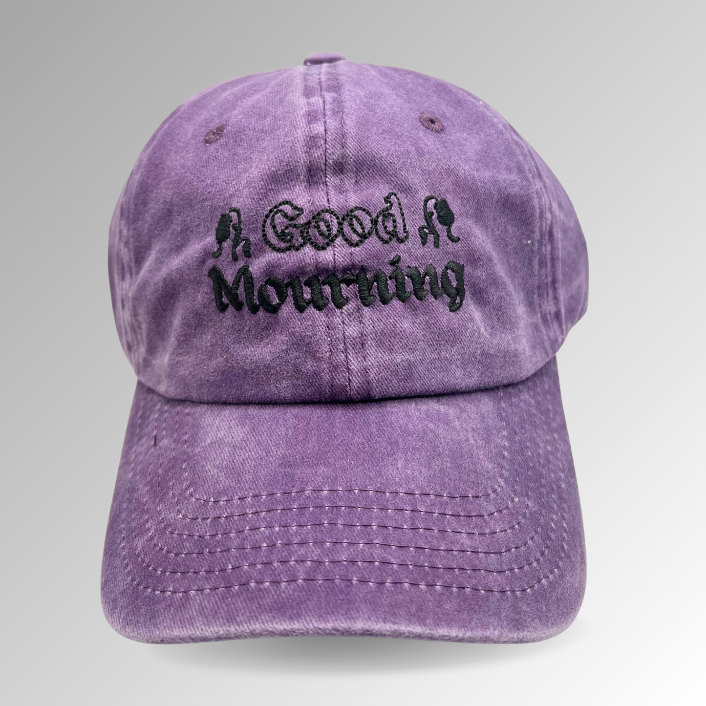 "Good Mourning" Hat / Halloween Embroidered Hat