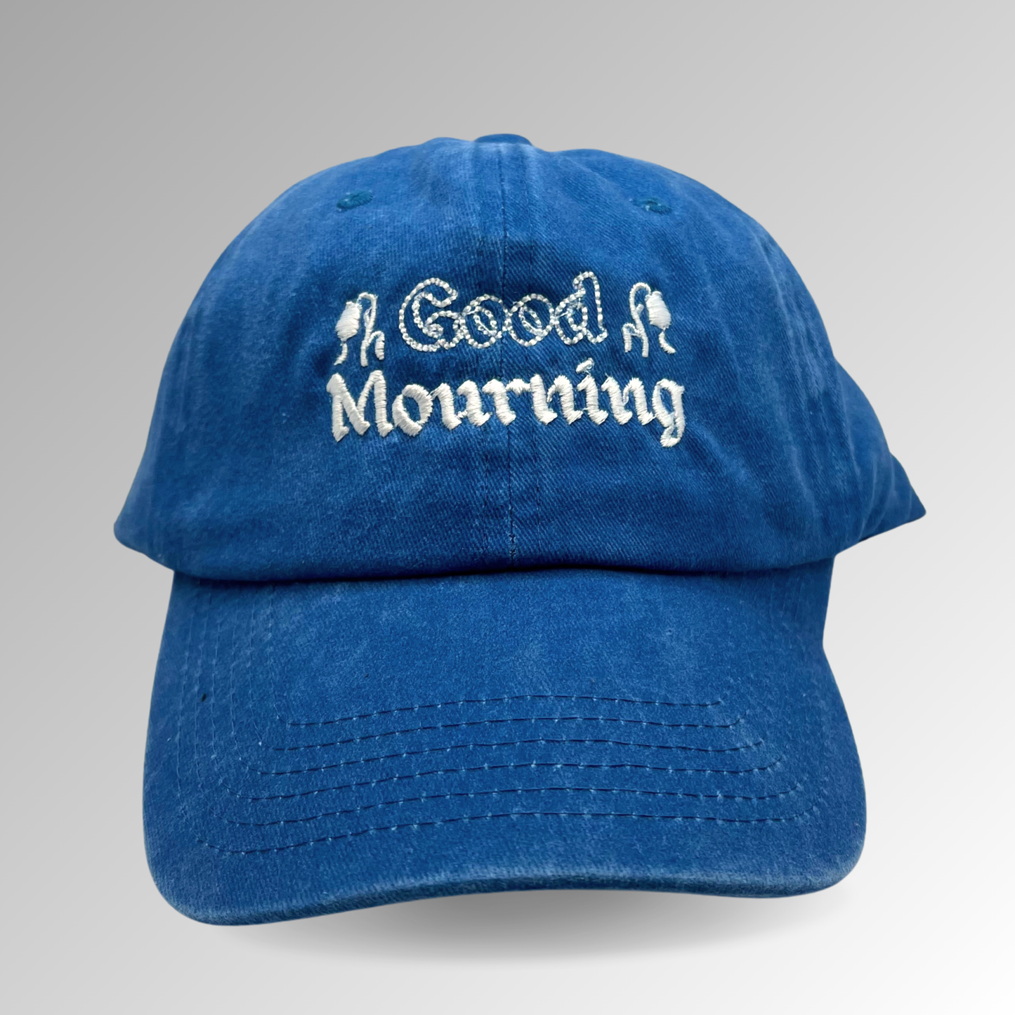 "Good Mourning" Hat / Halloween Embroidered Hat