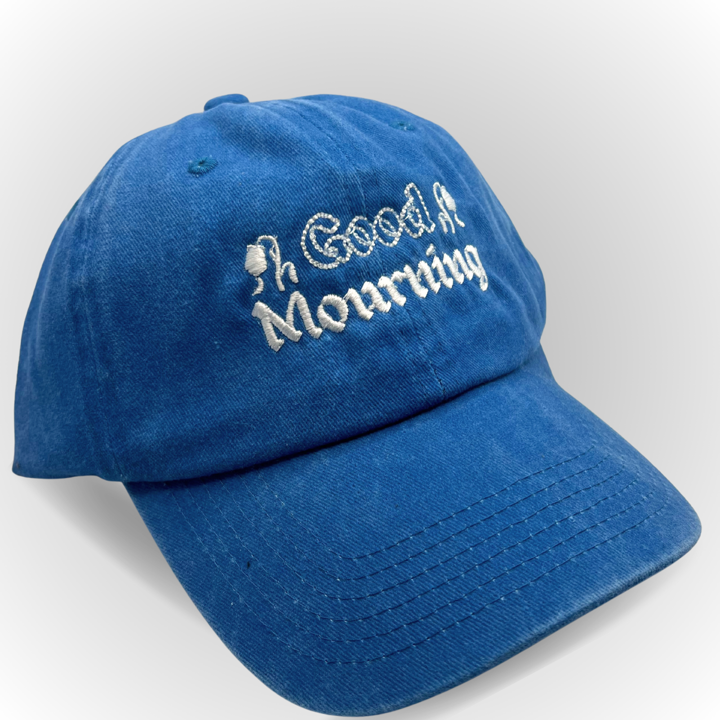 "Good Mourning" Hat / Halloween Embroidered Hat