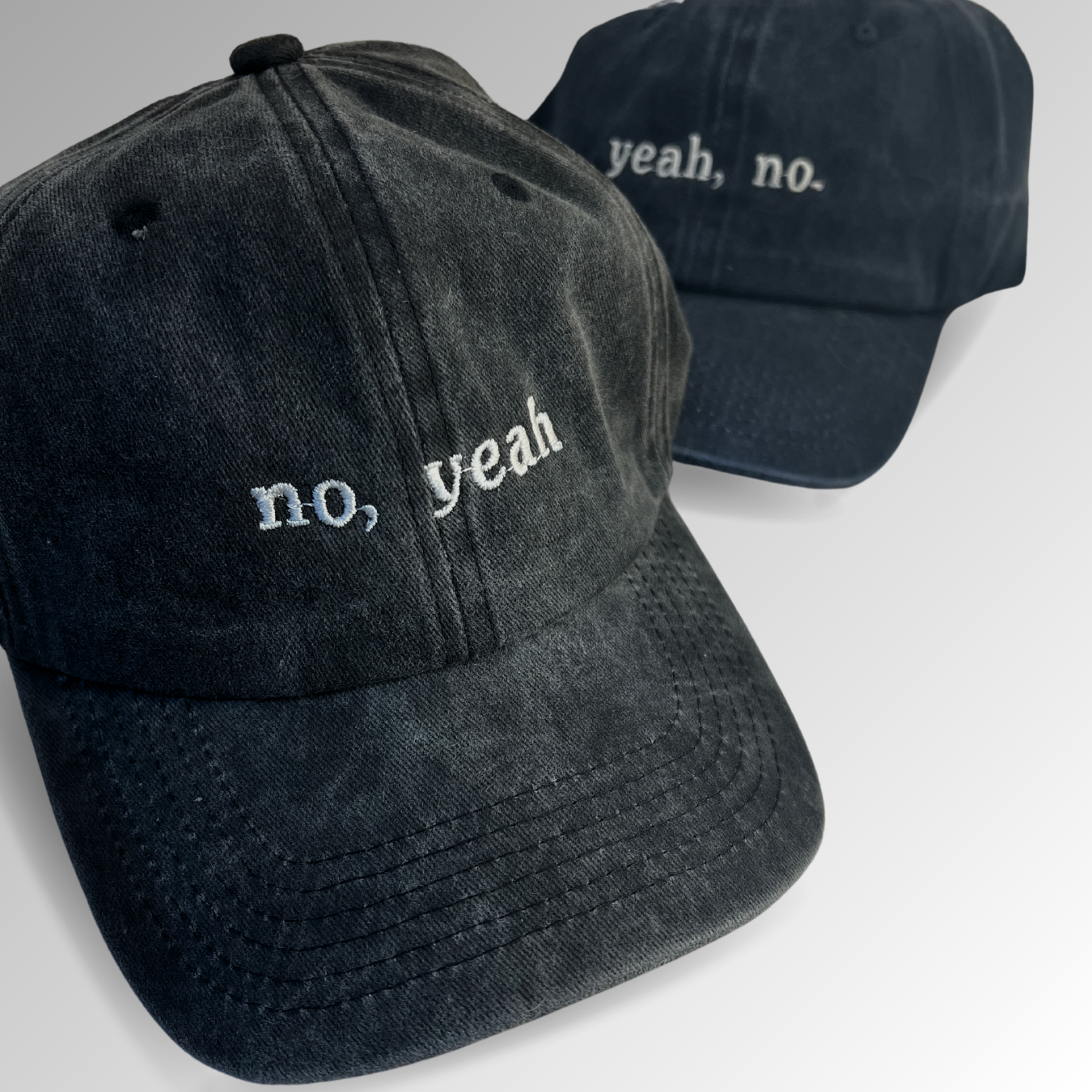 No Yeah Hat / Funny Embroidered Hats / Dad Hat