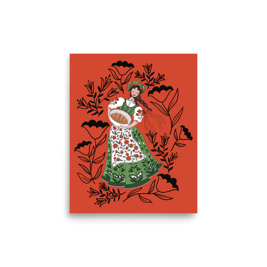 Orchidea HOLIDAY Art Print / 8X10 Art / Polish Girls