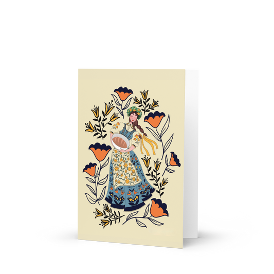 Orchidea Stationery / Polish Girls Collection / Blank Card
